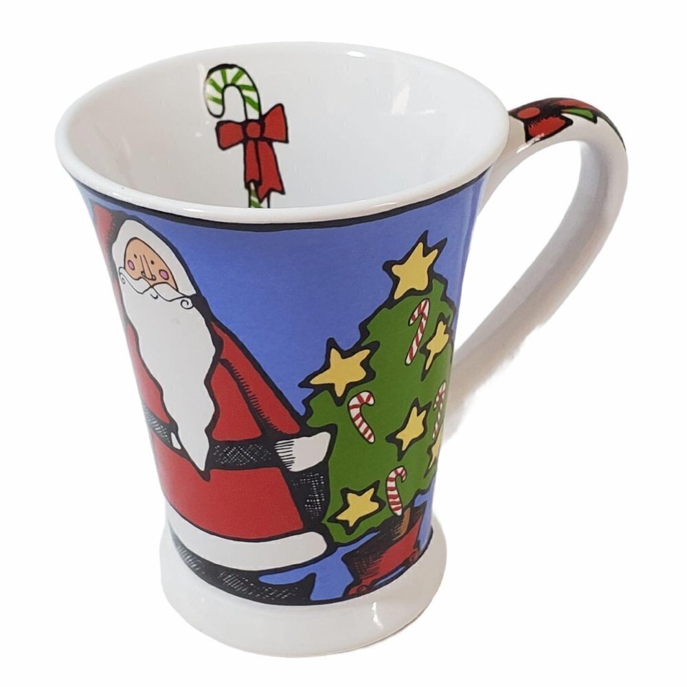 Signature Ursula's Christmas Mug Santa Clause 10oz